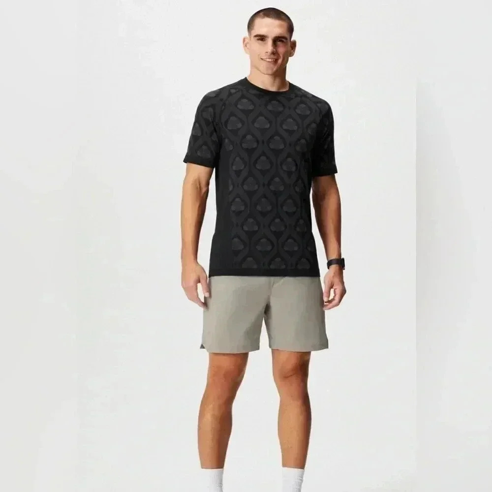 Fabletics The Training Day Black Short Sleeve Tee T-shirt Size S